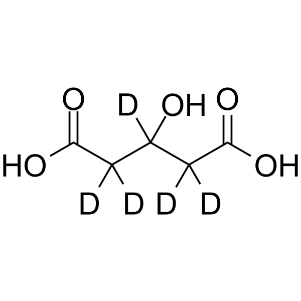 3-Hydroxyglutaric acid-d5  Chemical Structure