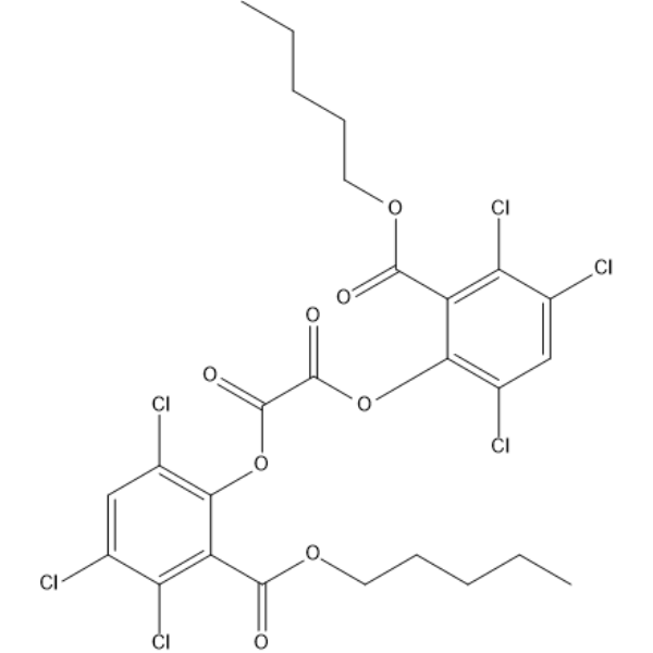 Bis[3,4,6-trichloro-2-(pentyloxycarbonyl)phenyl] oxalate  Chemical Structure