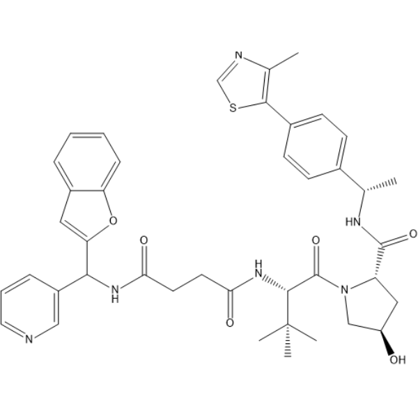 (S,R,S)-AHPC-C2-amide-benzofuranylmethyl-pyridine  Chemical Structure