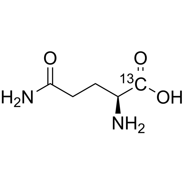 L-Glutamine-1-13C  Chemical Structure
