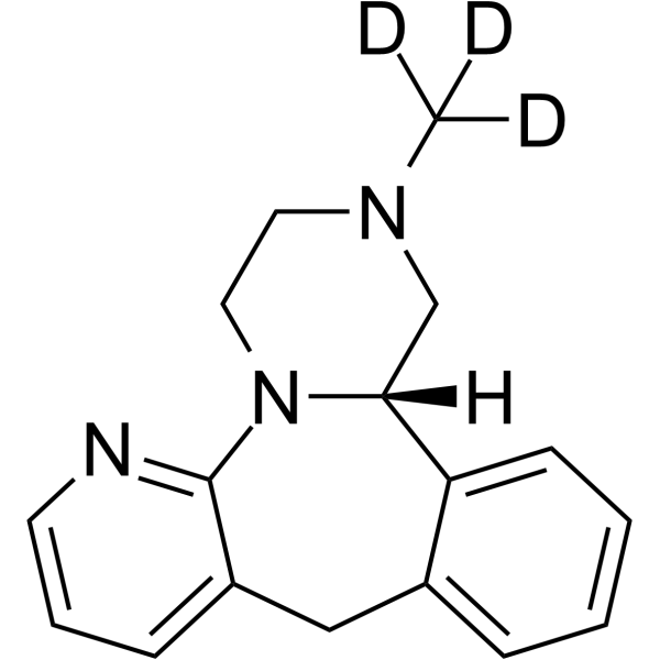 (S)-Mirtazapine-d3  Chemical Structure