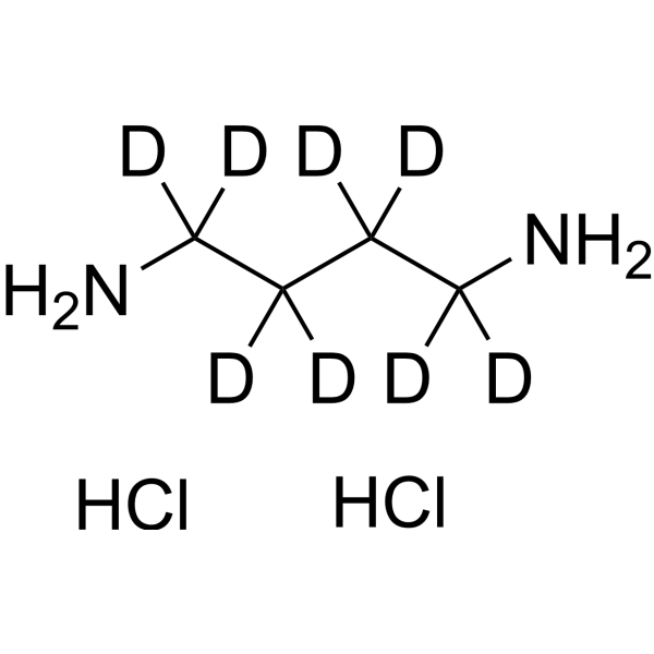 1,4-Diaminobutane-d8 dihydrochloride  Chemical Structure