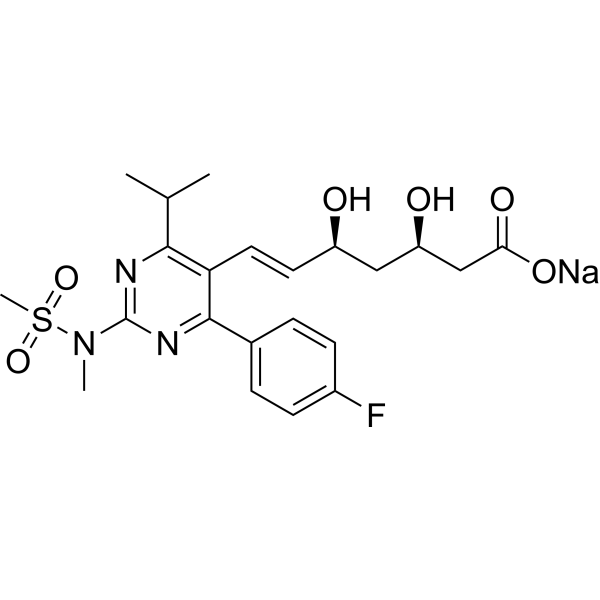 Rosuvastatin Sodium  Chemical Structure