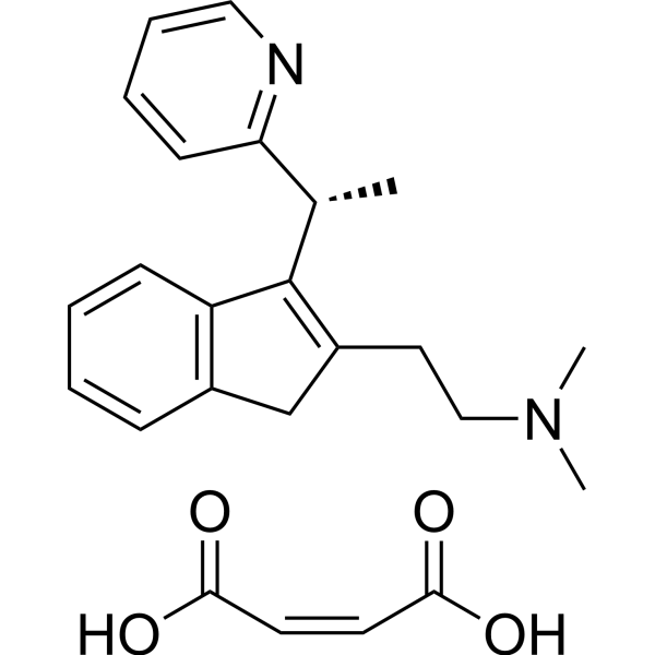 (R)-(+)-Dimethindene maleate  Chemical Structure