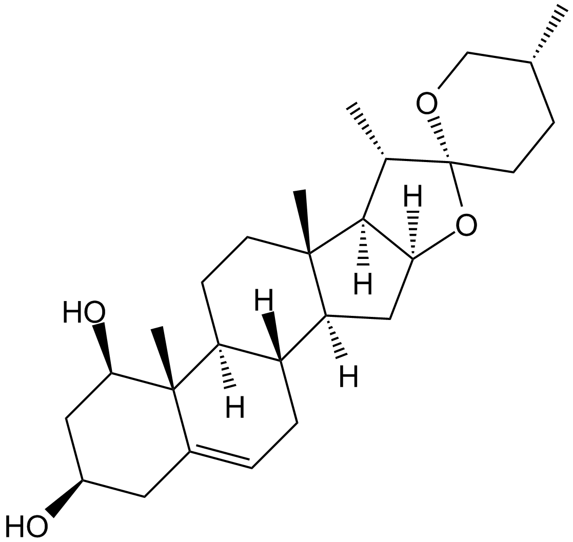 Ruscogenin  Chemical Structure