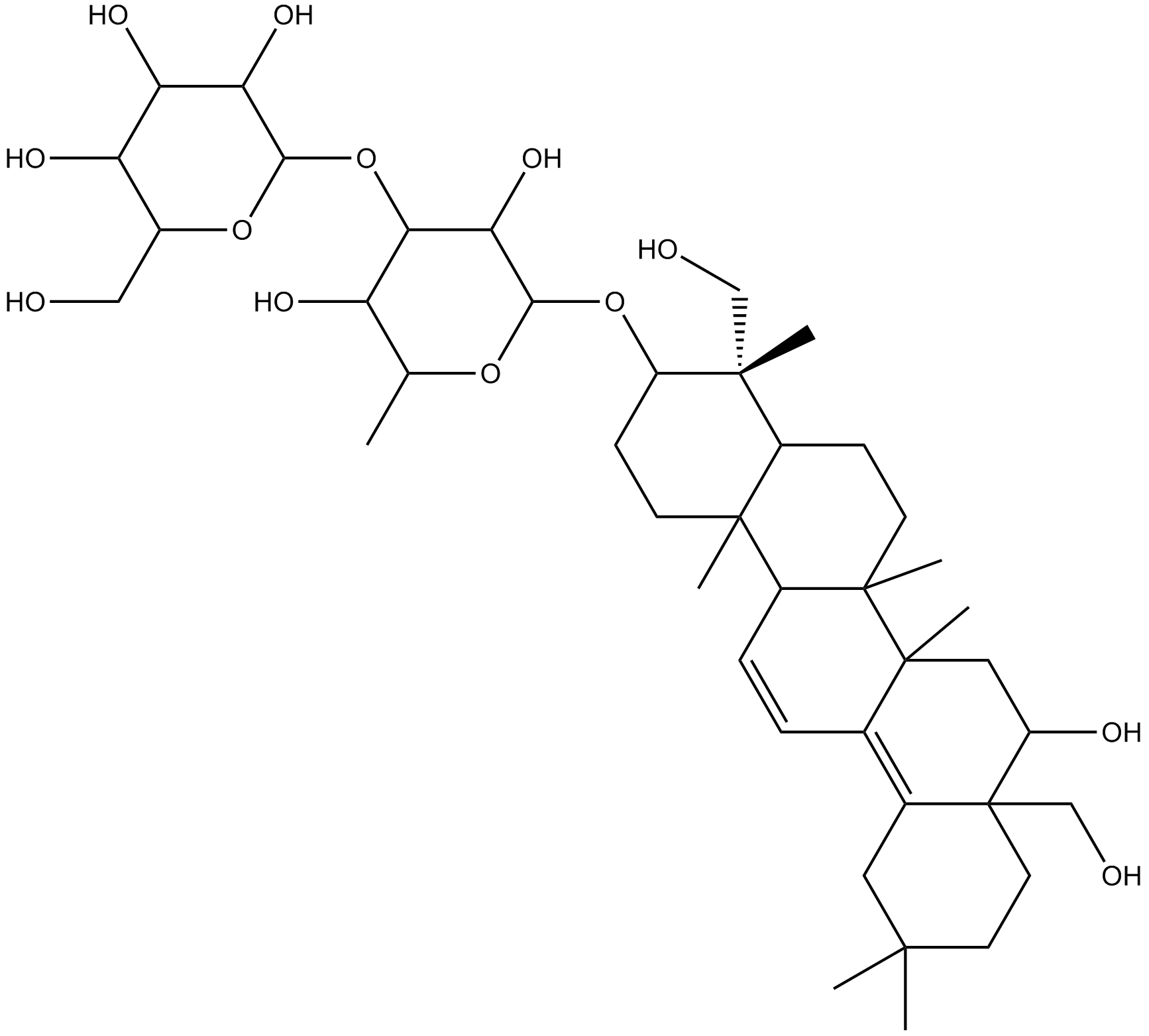 Saikosaponin B2  Chemical Structure