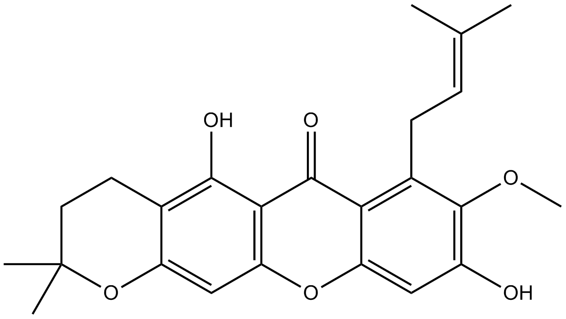 3-isomangostin Chemical Structure