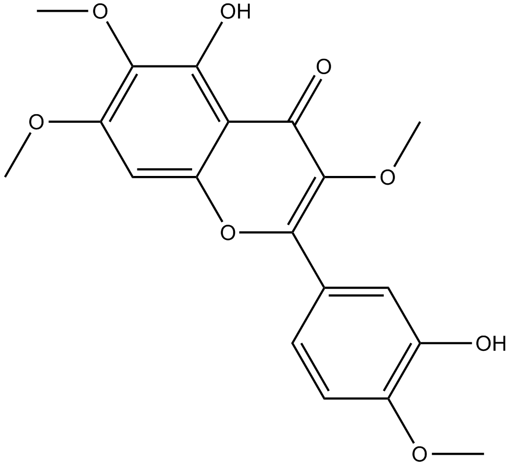 Vitexicarpin (Casticin)  Chemical Structure