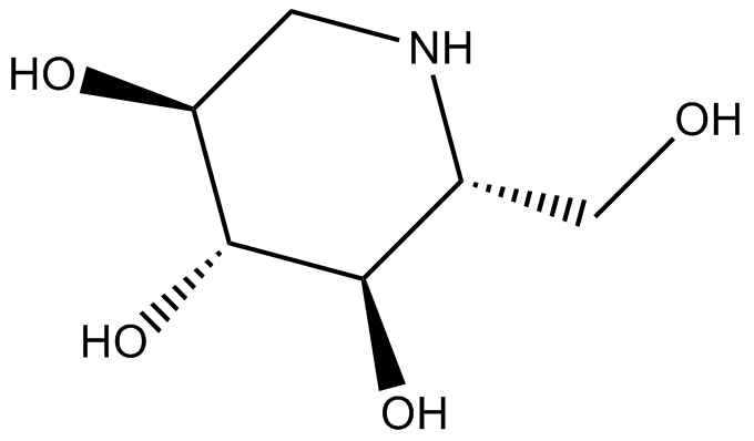 1-Deoxynojirimycin  Chemical Structure