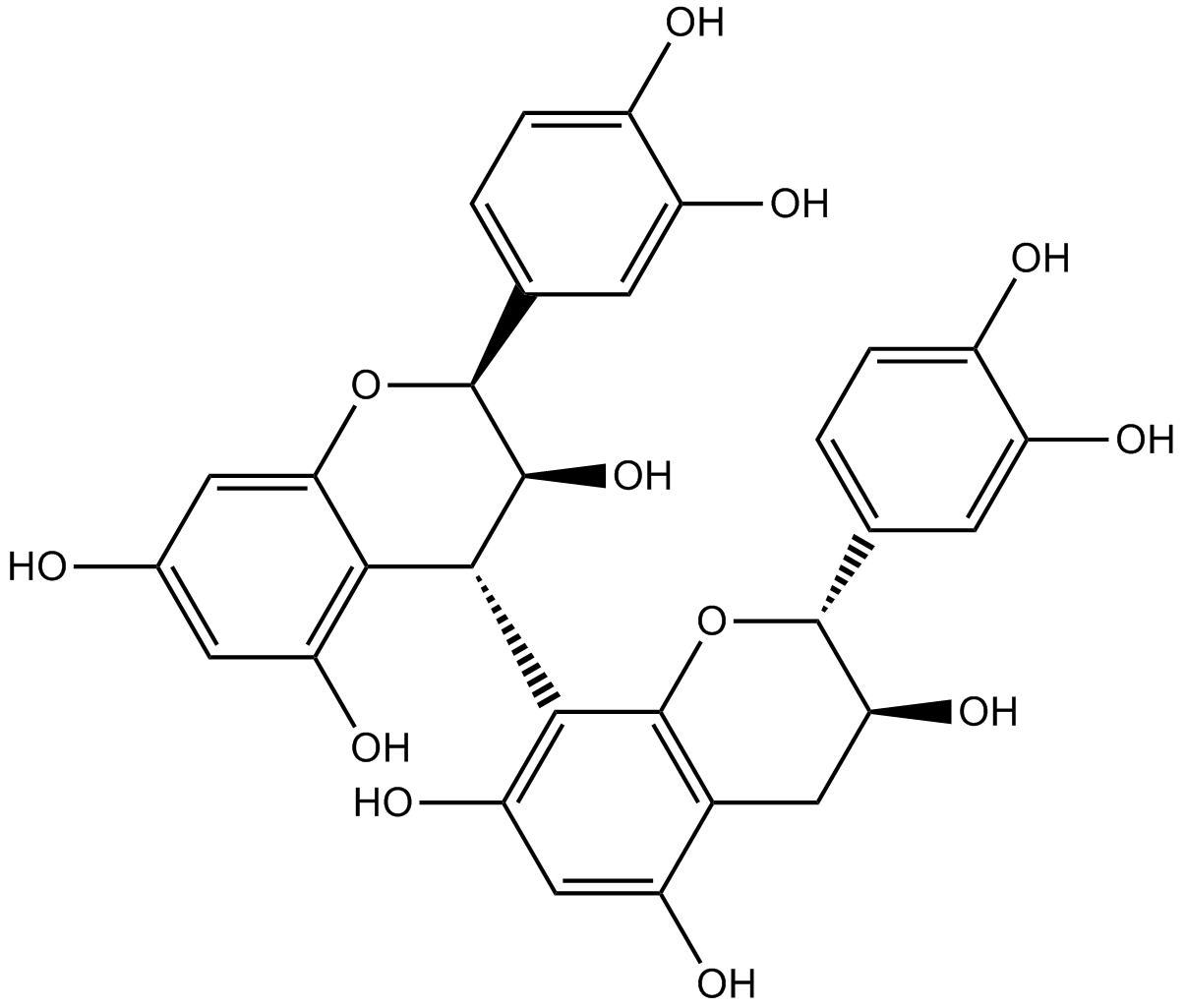 Proanthocyanidin B1  Chemical Structure