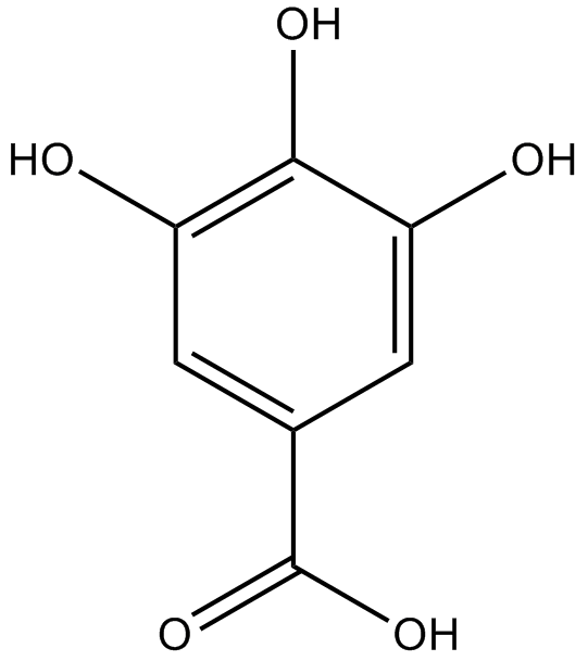 Gallic acid  Chemical Structure