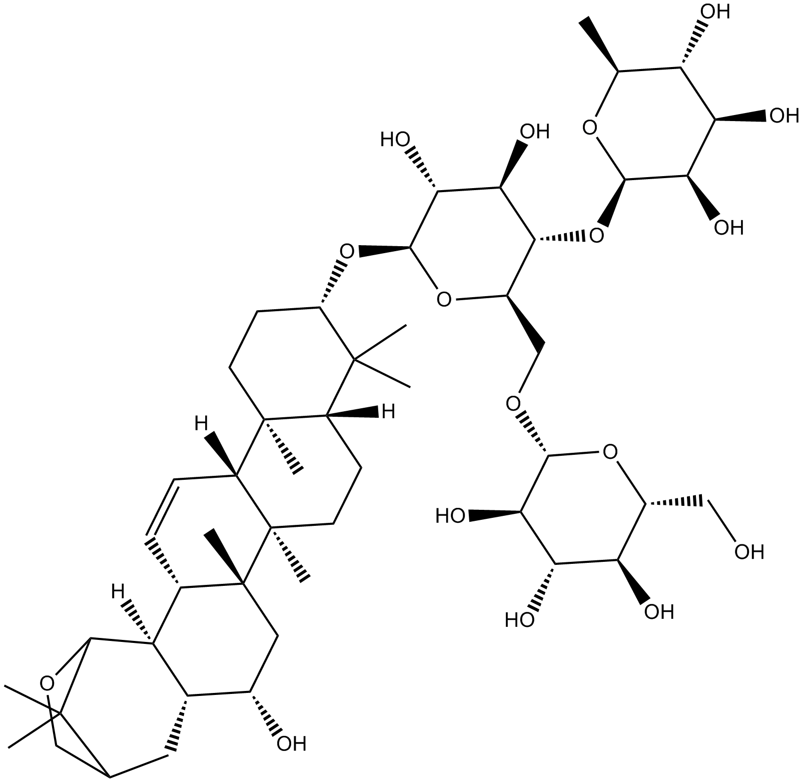 Saikosaponin C  Chemical Structure