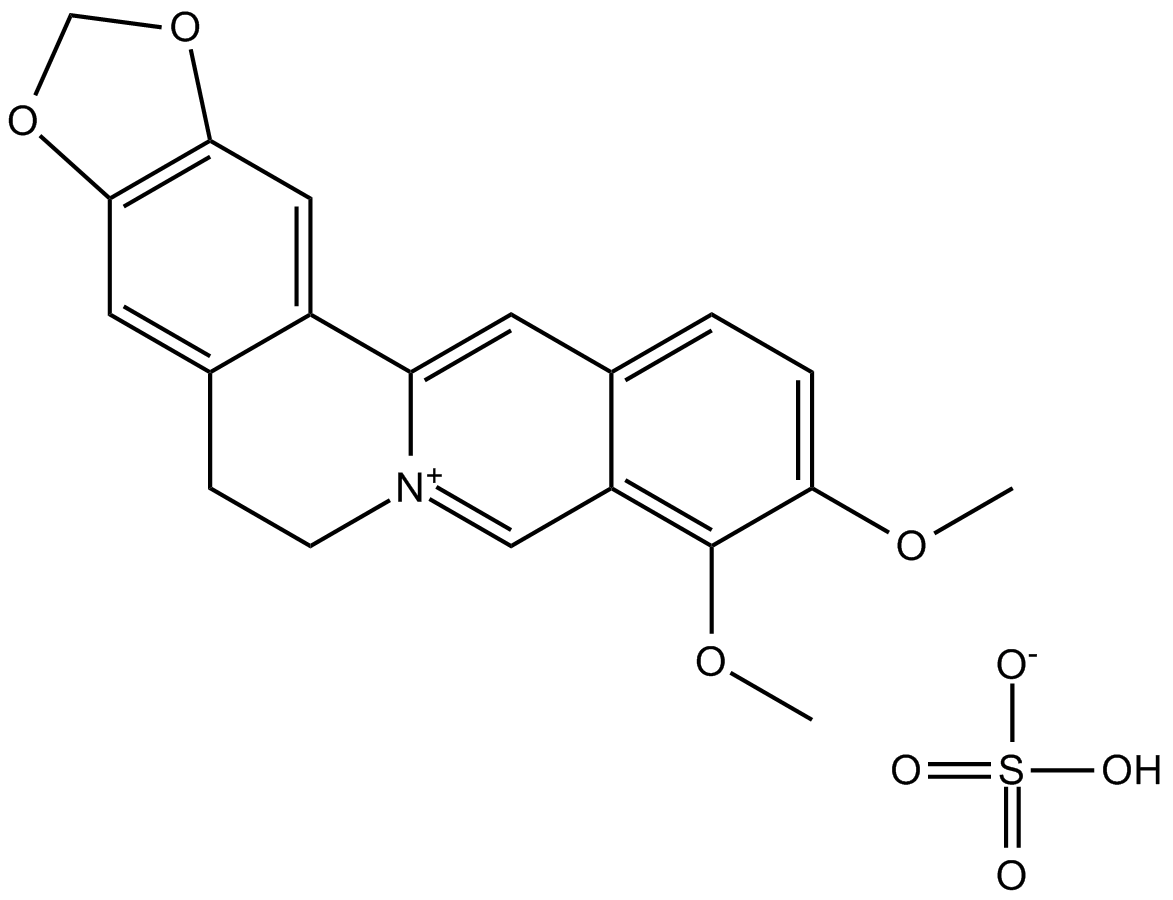 Berberine Sulfate  Chemical Structure