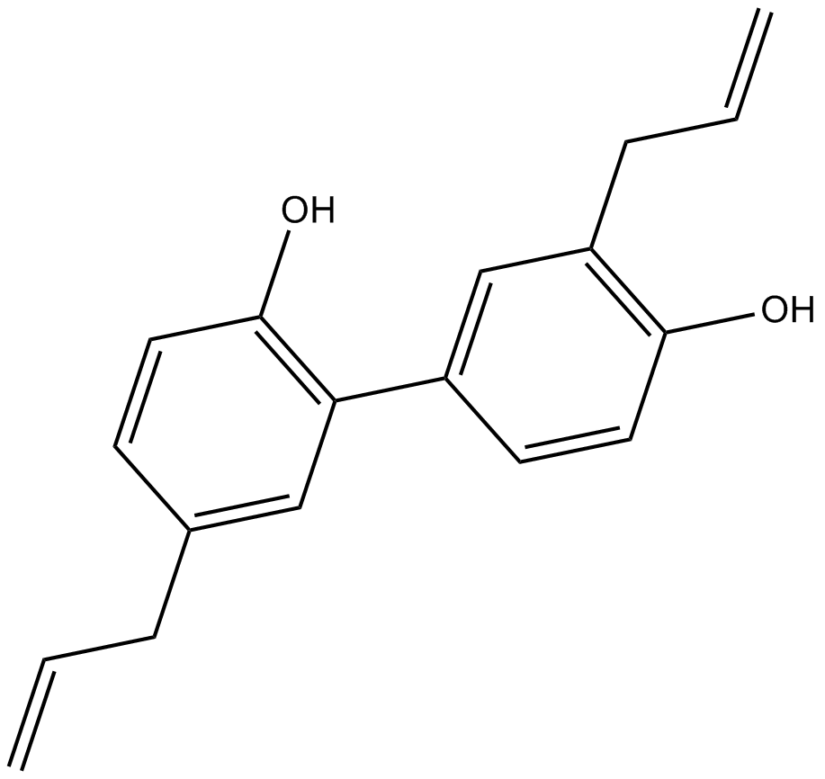 Honokiol  Chemical Structure