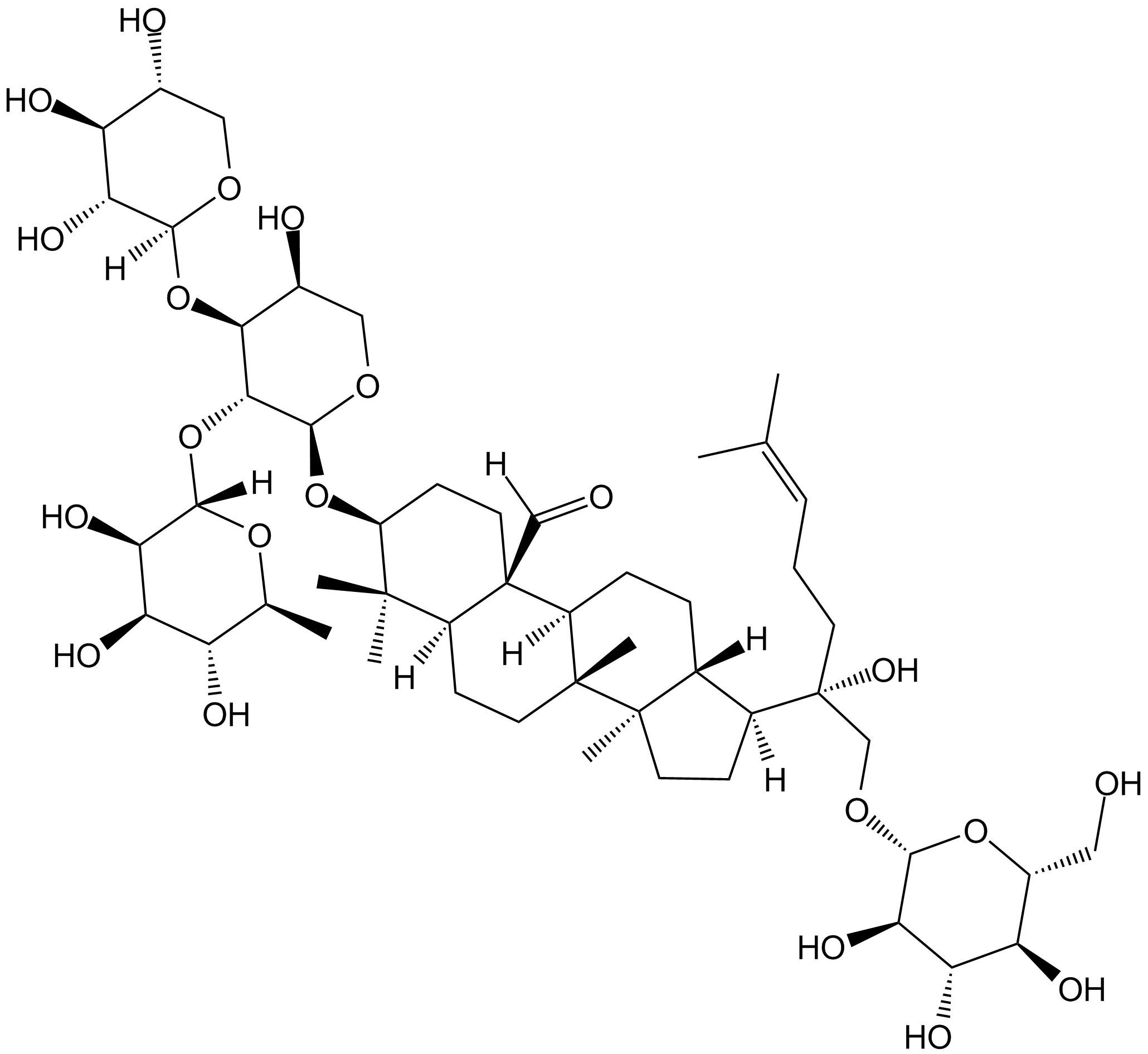 Gypenoside XLIX Chemical Structure