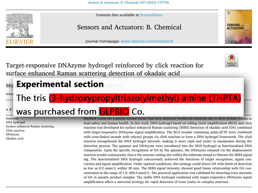 THPTA ligand | Water-soluble click chemistry ligand | GlpBio