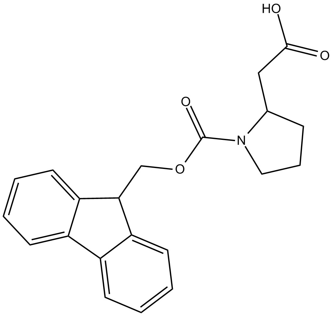 Fmoc -β-HoPro-OH Chemische Struktur