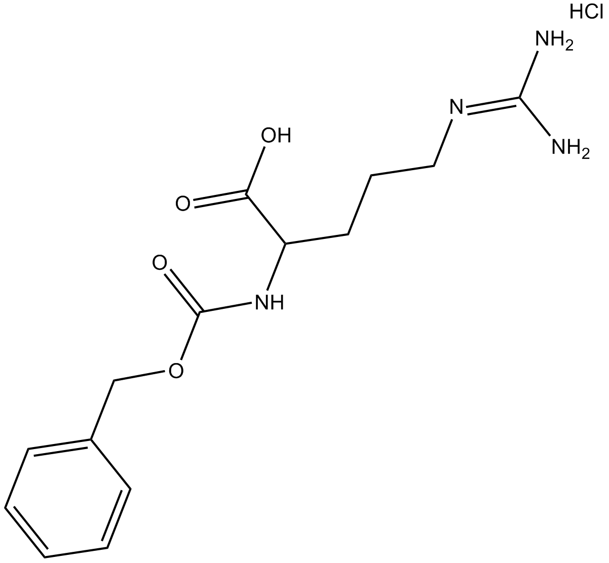 Z-D-Arg-OH.HCl  Chemical Structure