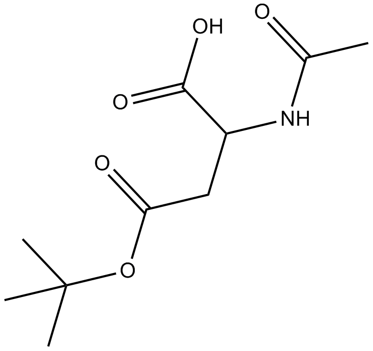 Ac-Asp-OtBu Chemische Struktur