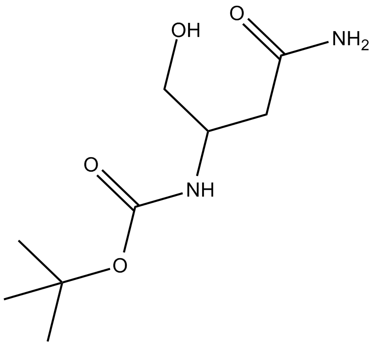 Boc-Asn-ol Chemische Struktur