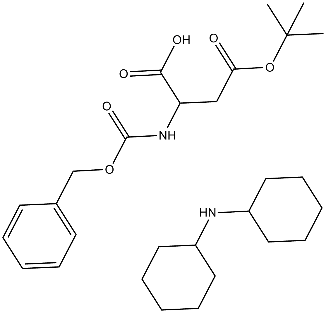 Z-Asp(OtBu)-OH·DCHA  Chemical Structure