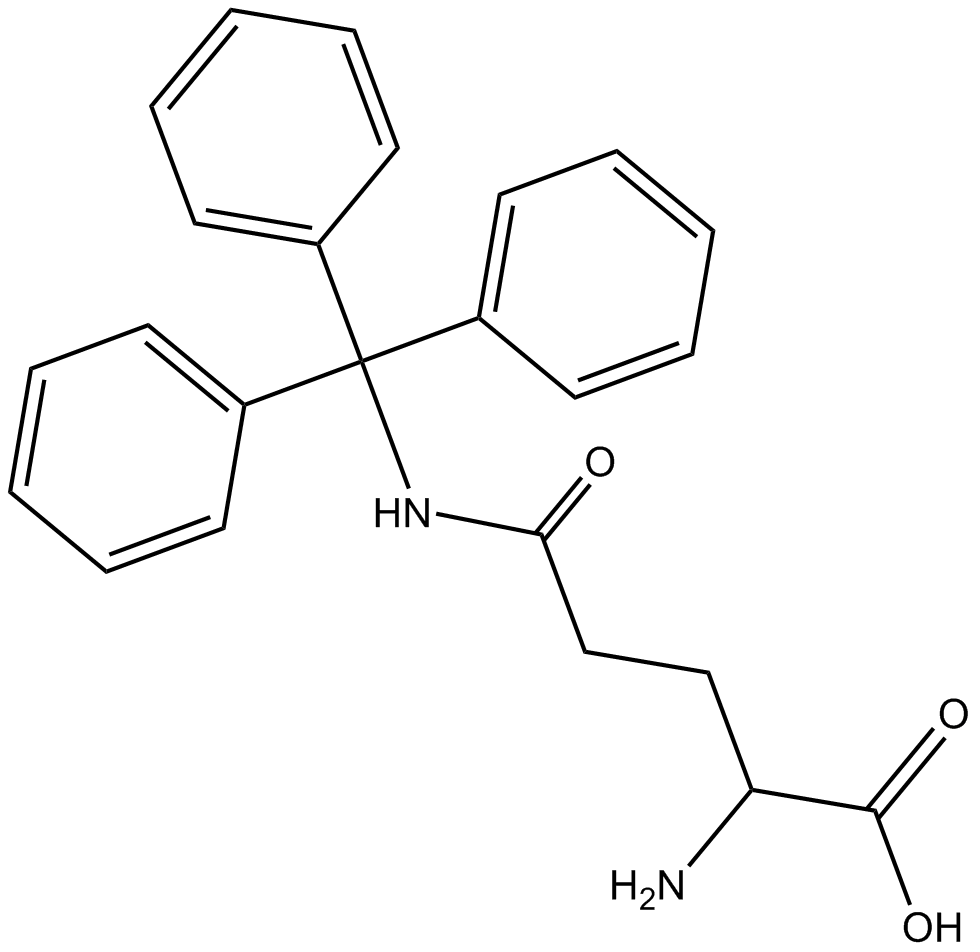 H-Gln(Trt)-OH 化学構造