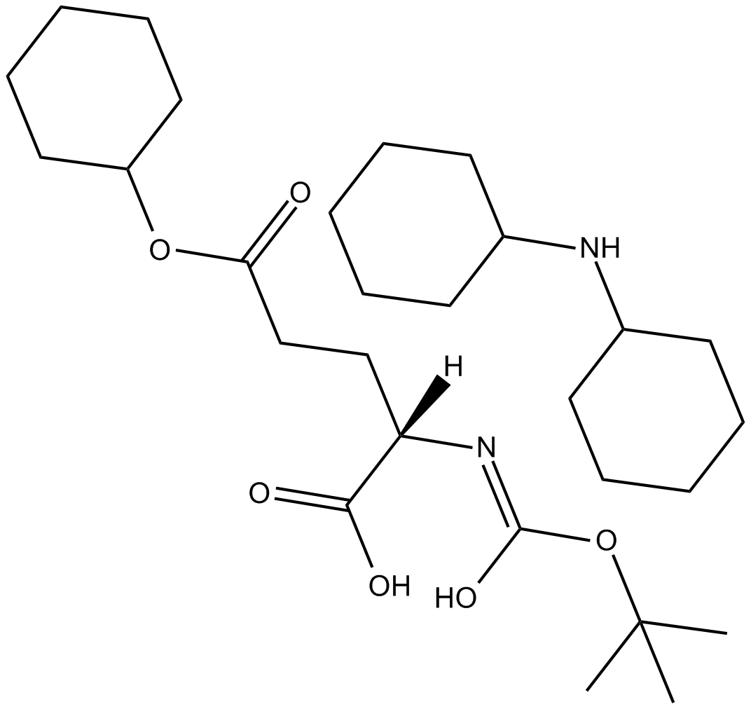 Boc-Glu(OcHex)-OH.DCHA Chemical Structure