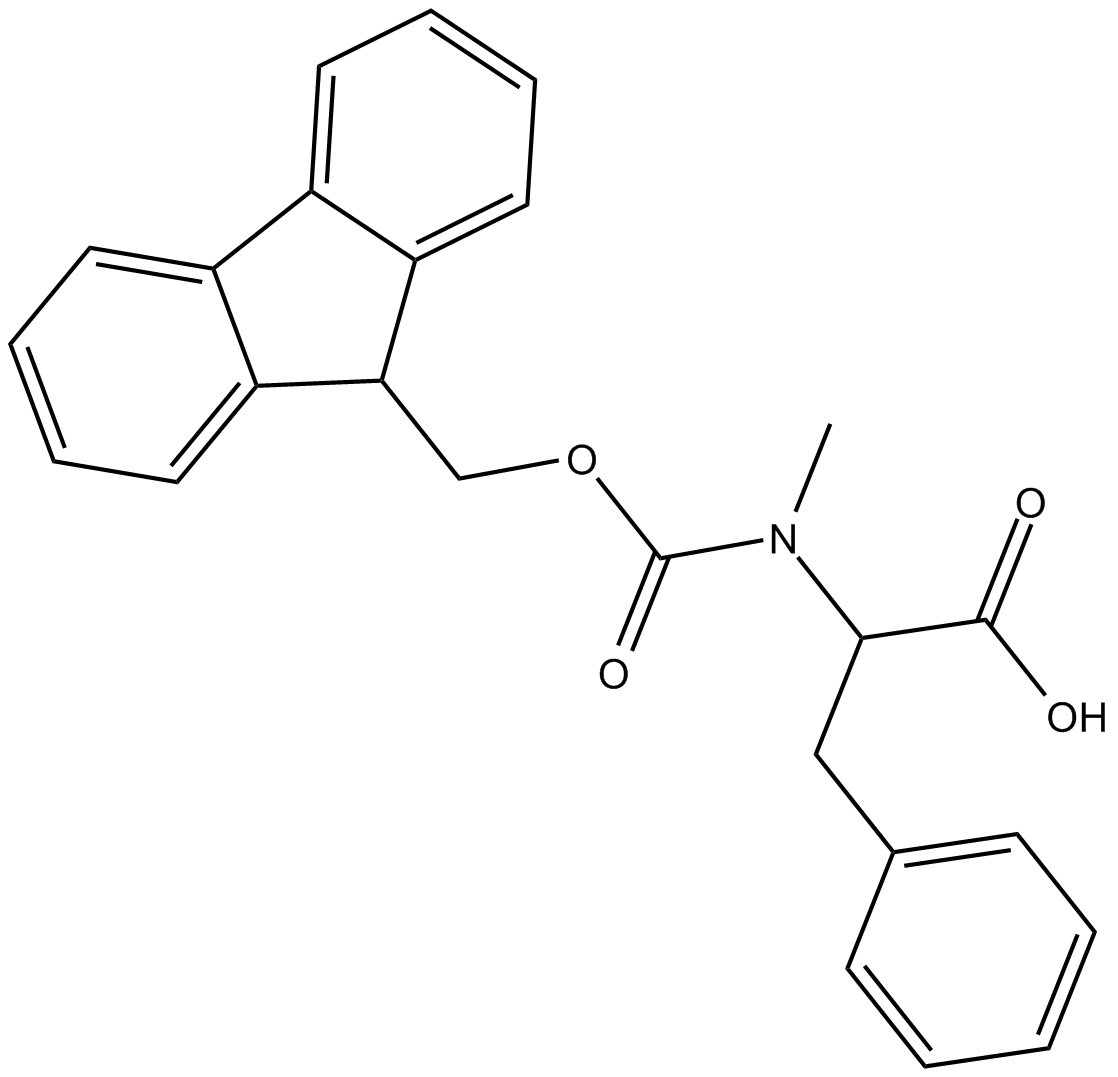 Fmoc-N-Me-Phe-OH  Chemical Structure