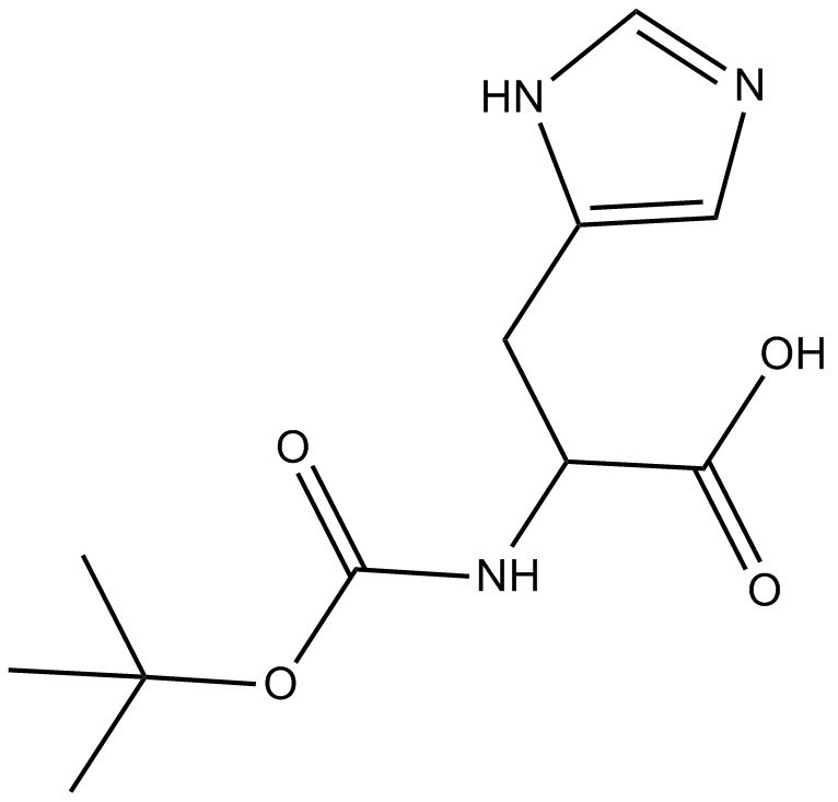 Boc-His-OH  Chemical Structure