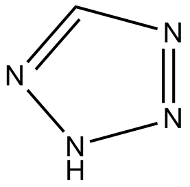Tetrazole التركيب الكيميائي