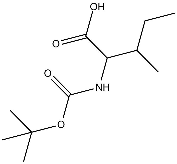 Boc-D-Allo-Ile-OH Chemical Structure
