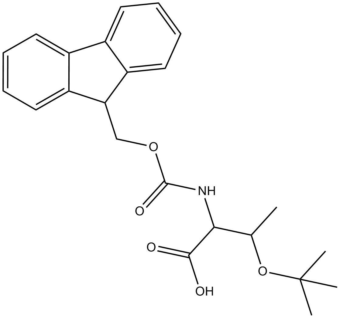 Fmoc-D-Thr(tBu)-OH Chemische Struktur