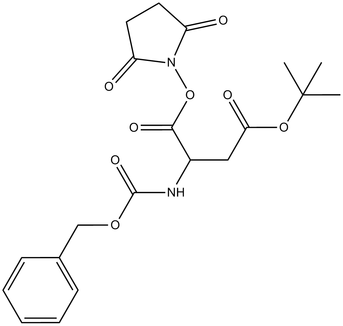 Z-Asp(OtBu)-OSu  Chemical Structure
