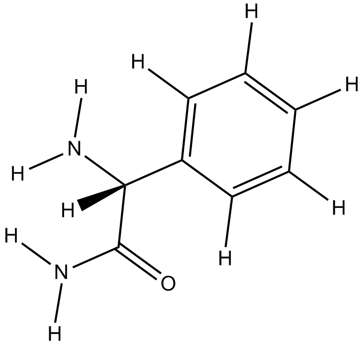 H-D-Phg-NH2 化学構造