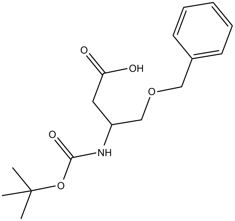 Boc-β-HoSer(Bzl)-OH 化学構造