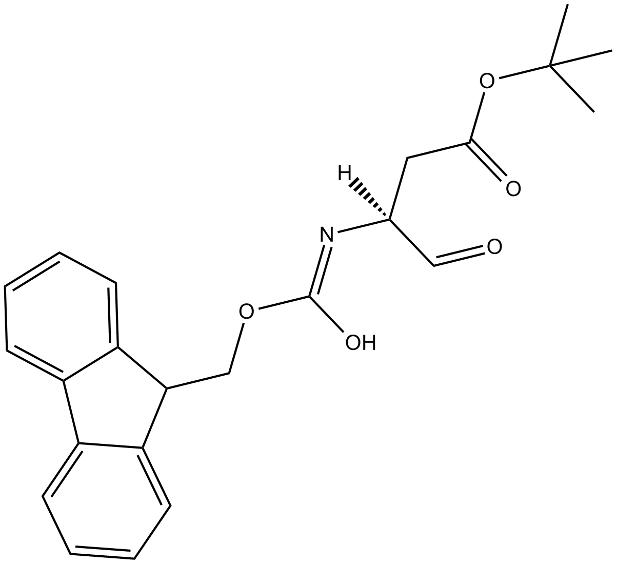 Fmoc-Asp(OtBu)-Wang resin  Chemical Structure