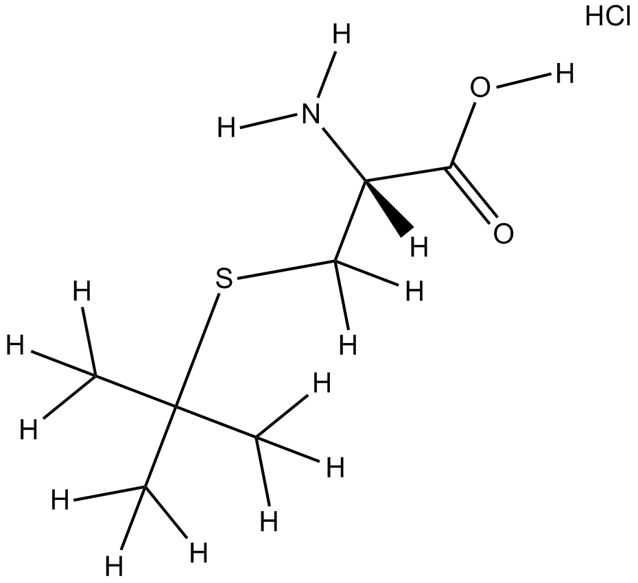 H-Cys(tBu)-OH·HCl التركيب الكيميائي