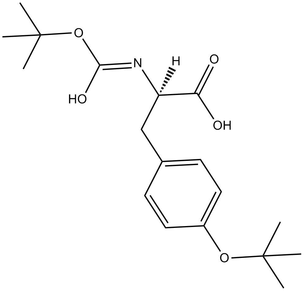 Boc-D-Tyr(tBu)-OH  Chemical Structure