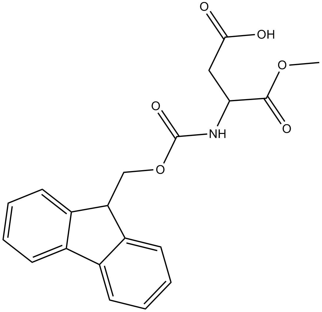 Fmoc-D-Asp-OMe  Chemical Structure