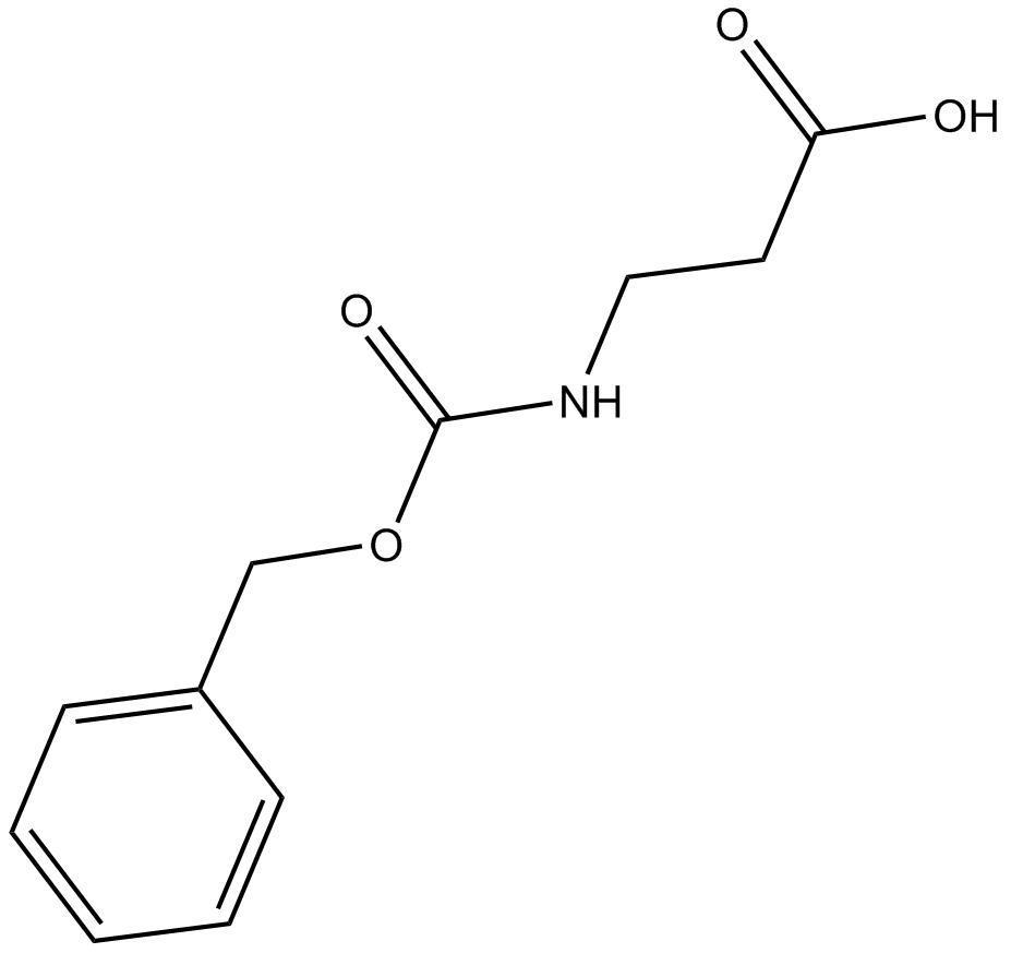 Z-β-Ala-OH 化学構造