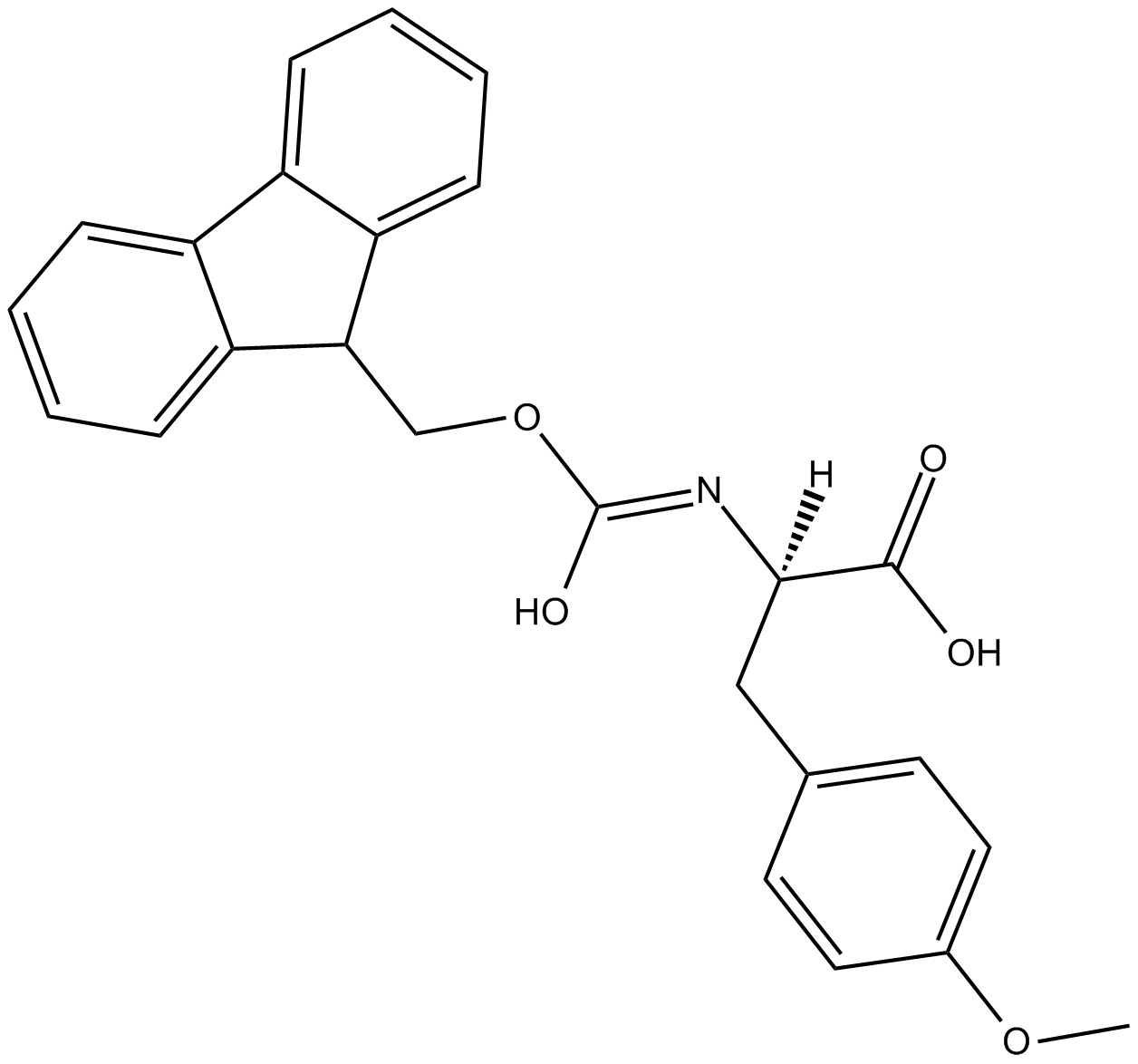 Fmoc-D-Phe(4-OMe)-OH Chemical Structure