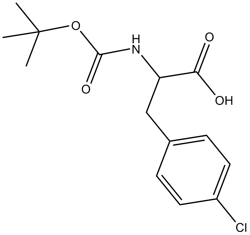 Boc-D-Phe(4-Cl)-OH  Chemical Structure