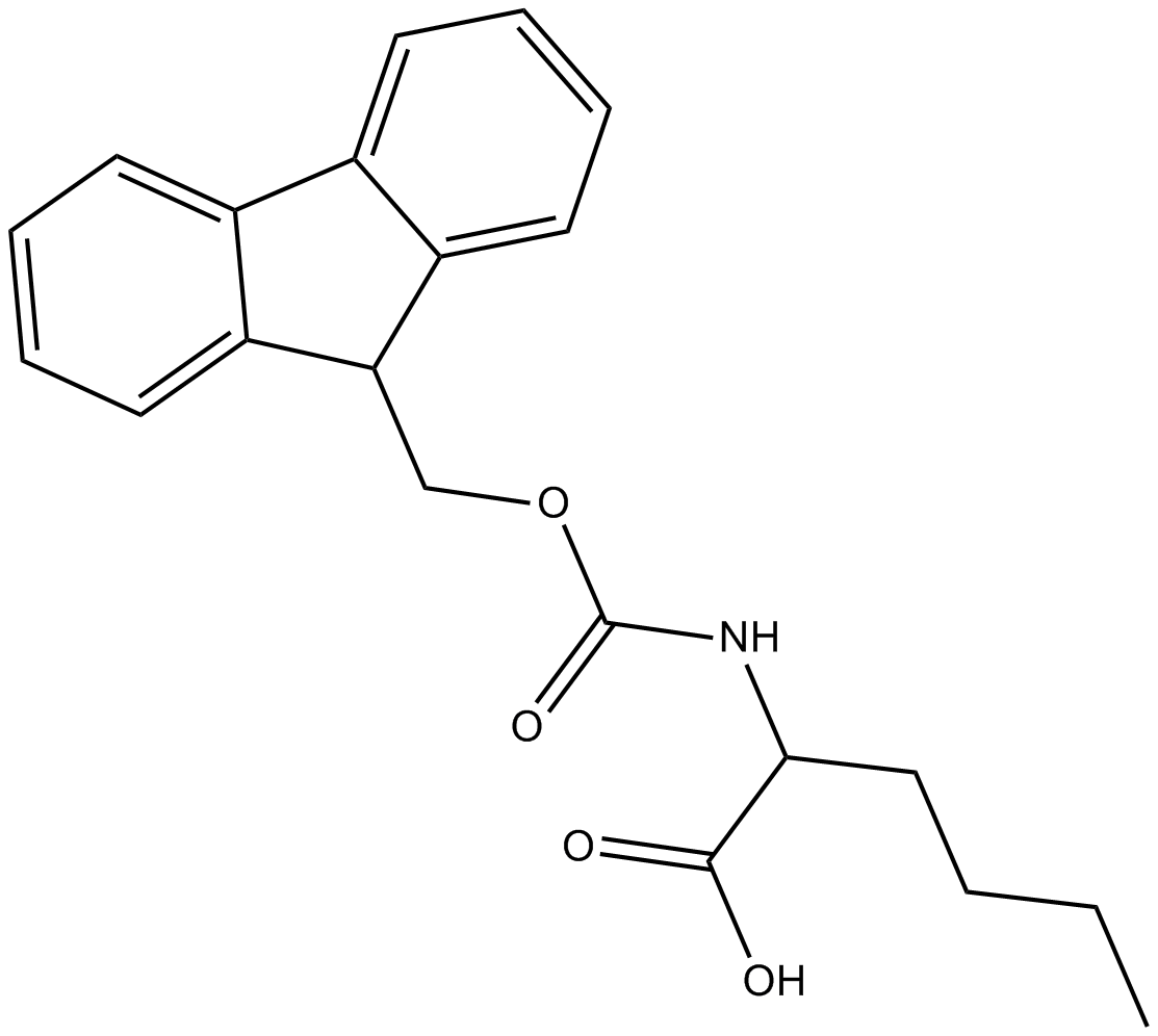 Fmoc-D-Nle-OH  Chemical Structure