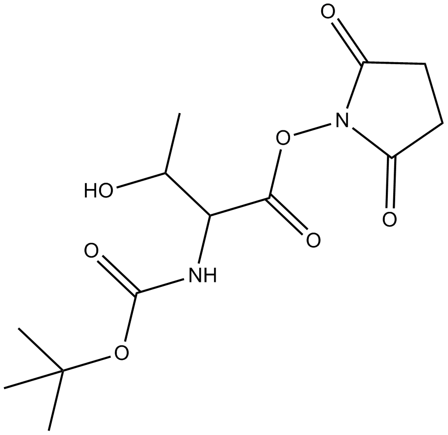 Boc-Thr-OSu  Chemical Structure