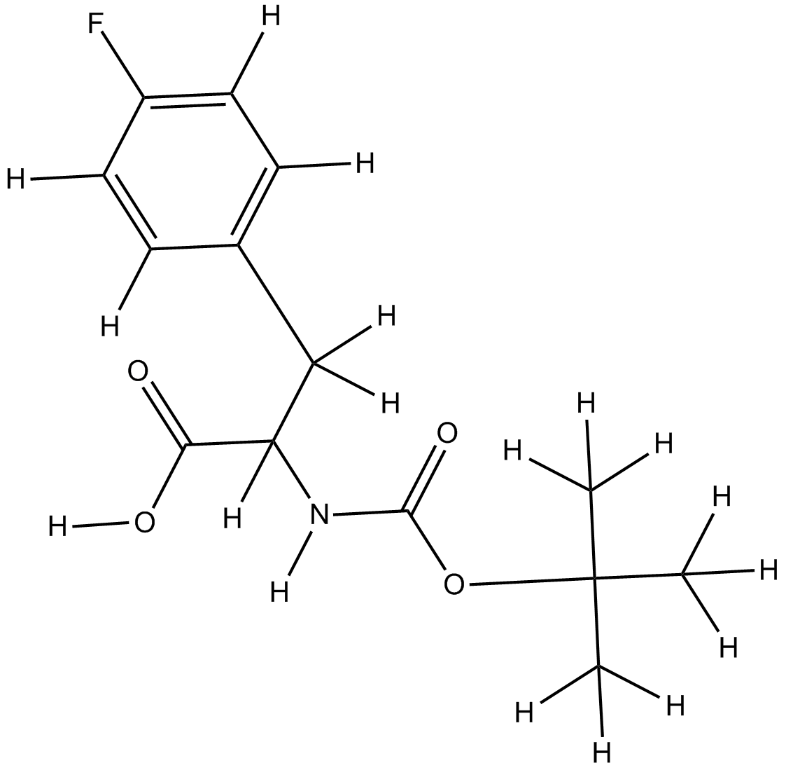 Boc-DL-Phg-OH 化学構造