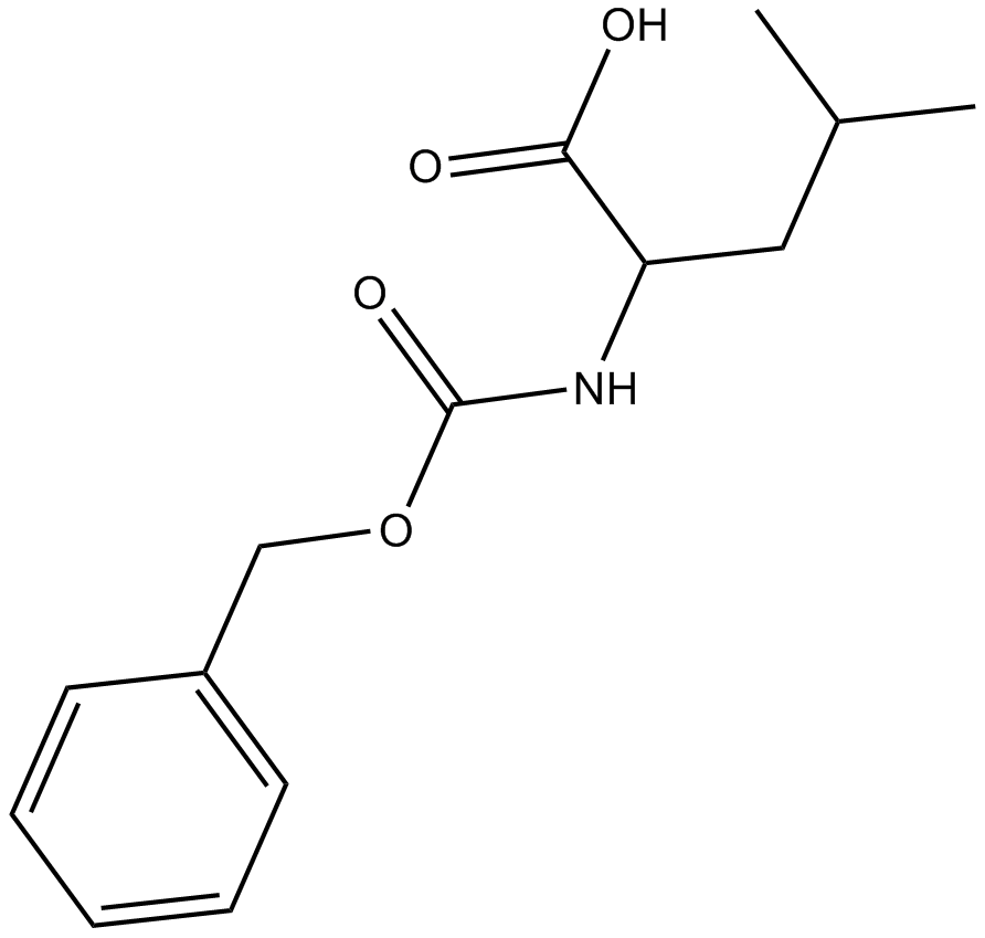 Z-Leu-OH 化学構造