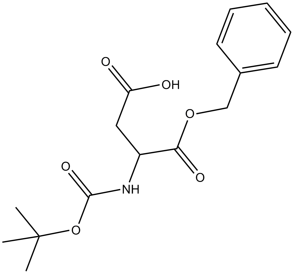 Boc-D-Asp-OBzl  Chemical Structure