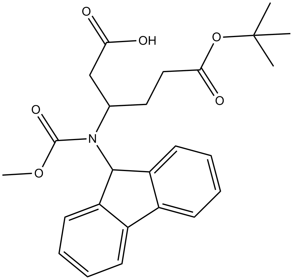Fmoc-?-HoGlu(OtBu)-OH  Chemical Structure