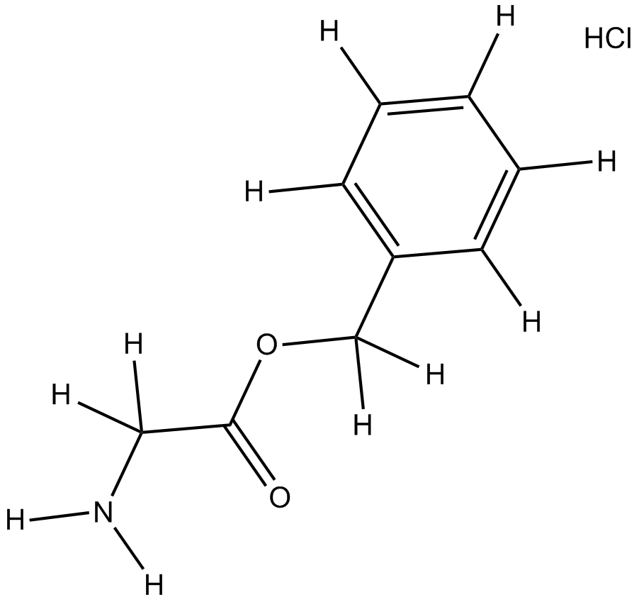 H-Gly-OBzl·HCl 化学構造