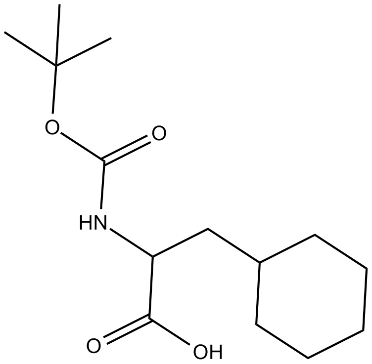 Boc-Cha-OH Chemical Structure